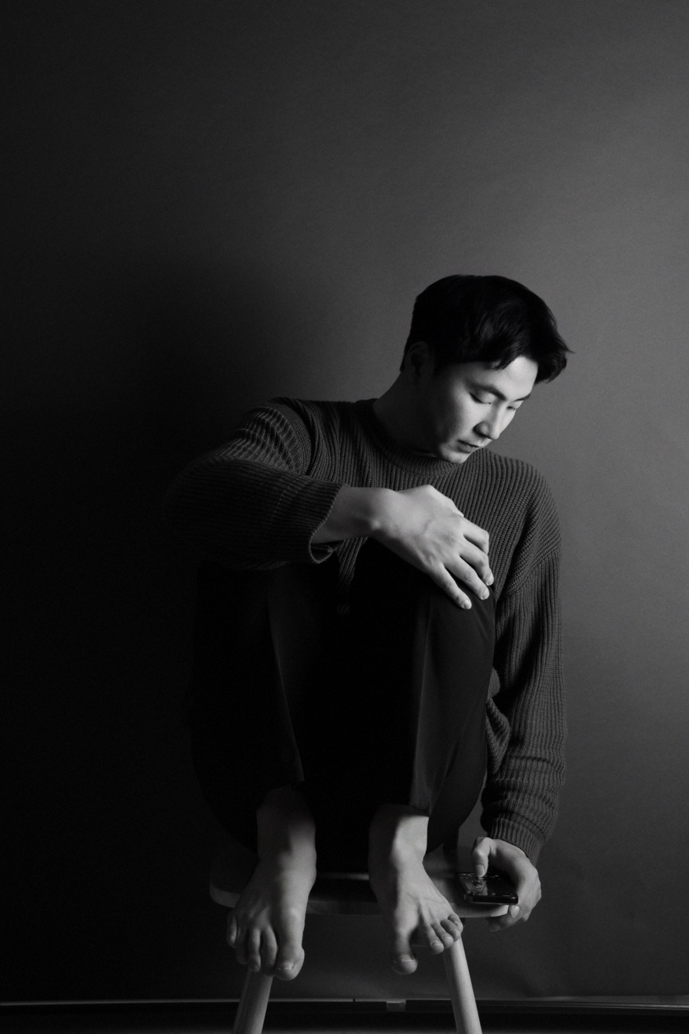 사진작가 이은의 흑백 프로필 사진